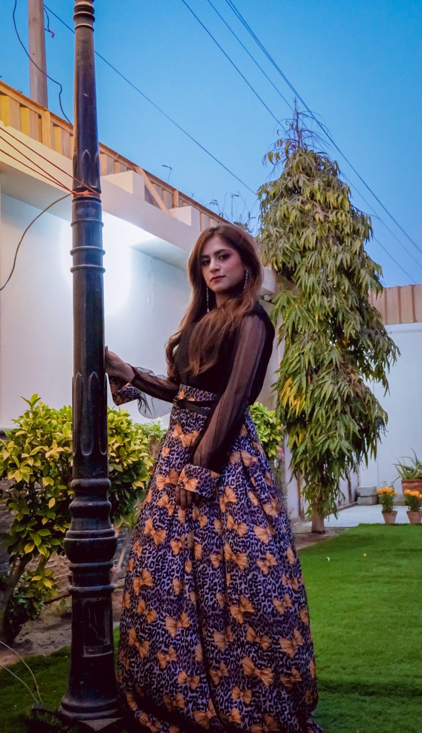 LEOPARD WATERCOLOR MARGAUX MAXI SKIRT