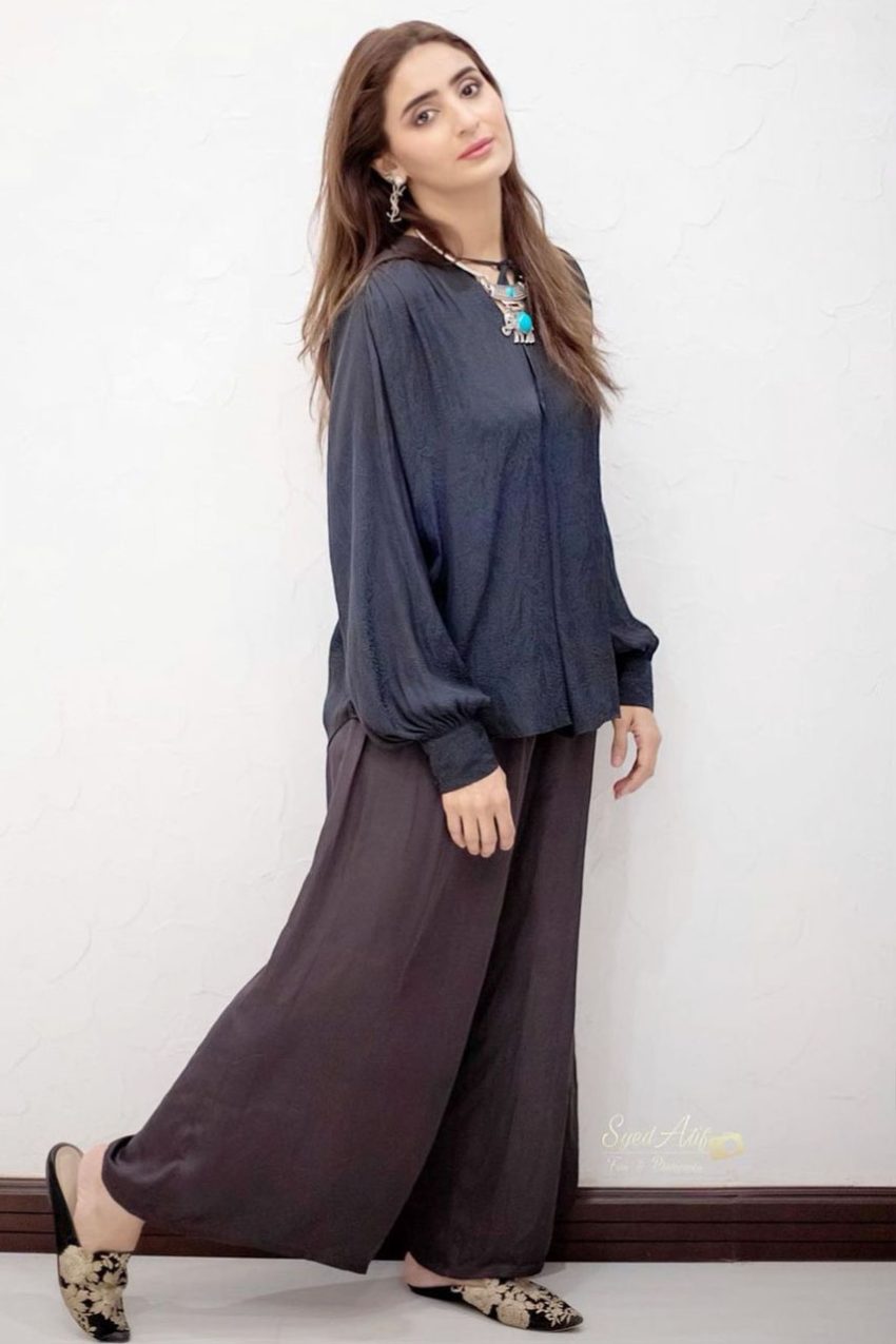 Graceful Grey Self Print Stylish Shirt
