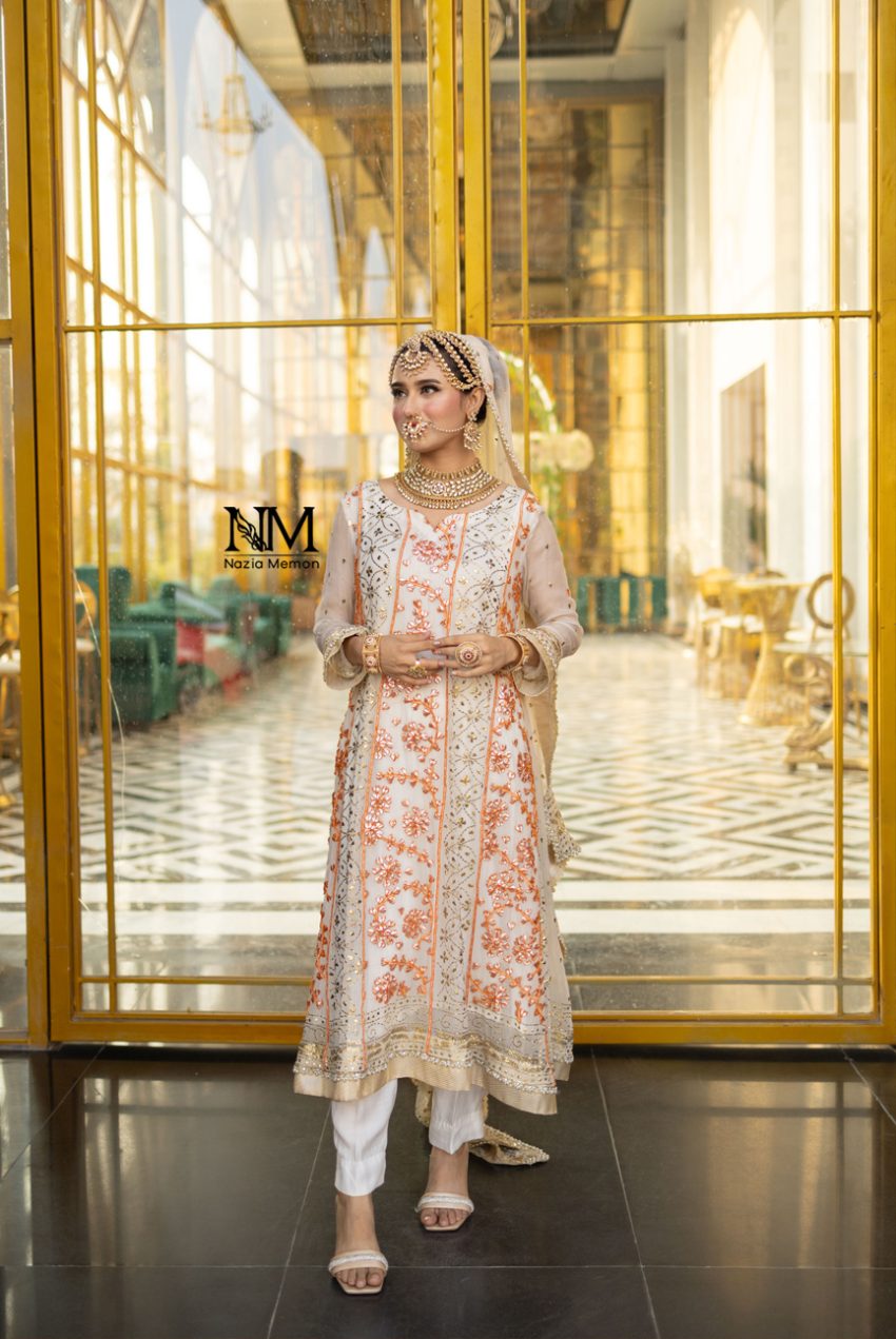 Heavy Mukaish and Gotawork On Pishwas And Dupatta  -3PC