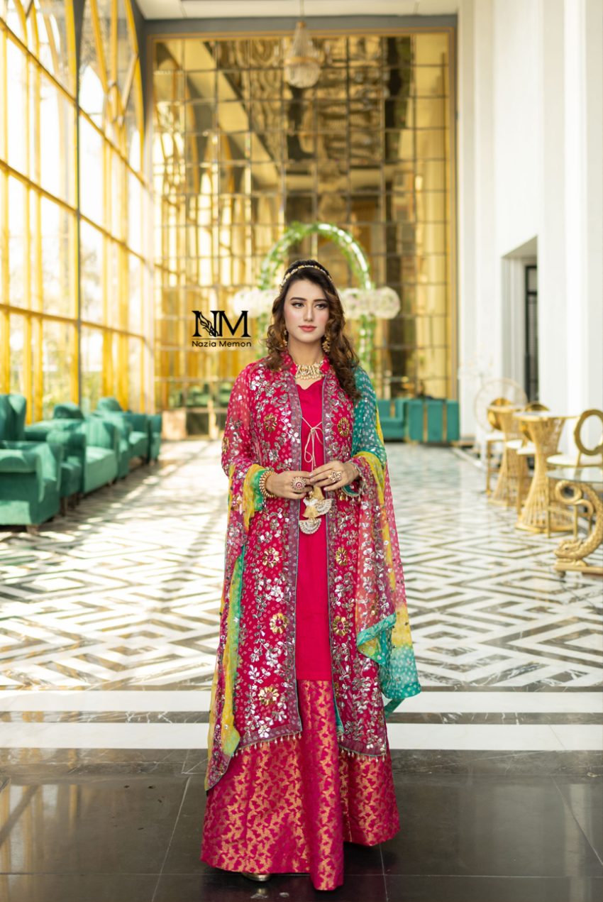 Bridal Mukaish Work Suit -3PC